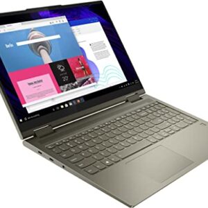 Lenovo Yoga 7i 2-in-1 Laptop 2022~15.6 inch FHD Touchscreen Intel EVO Platform 11th Core i7-1165G7 Iris Xe Graphics ~ 12GB DDR4 1TB SSD ~ Thunderbolt 4.0 ~ Fingerprint Windows 10 Pro WWC 32GB USB