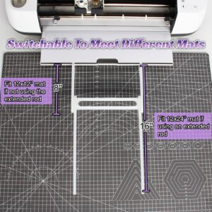 LOPASA Long Extension Tray for Cricut Maker 3 and Maker 24'' Cutting Mat Support, Mat Holder for 12x24 and 12x12 Mat, Maker 3 Accessories Extender Tools