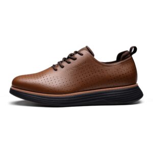 Bruno Marc Men's VersaEase III Fashion Dress Sneakers Oxfords Classic Casual Shoes 2.0,Size 11,Brown,SBOX2318M