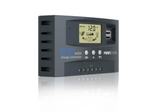 powerwin 50a mppt solar charge controller 12v 24v solar panel battery intelligent regulator dual usb with lcd display suitable for lifepo4 battery