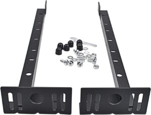 ewonice bed frame footboard extension brackets set attachment kit, bolt-on footboard extension brackets fit for full, queen, twin or king size beds