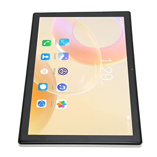 10 Inch Tablet, Office Tablet 6GB RAM 256GB ROM Octa Core CPU White 7000mAh for Home (US Plug)