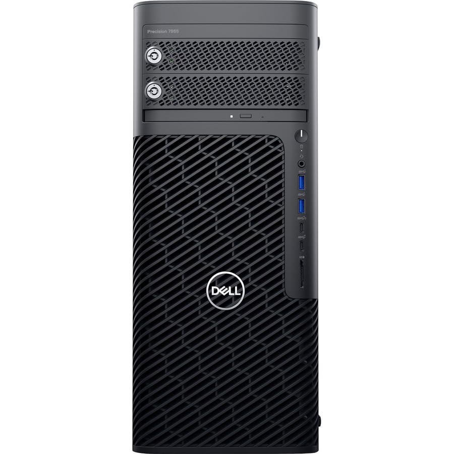 Dell Precision 7000 7865 Workstation - AMD Ryzen Threadripper PRO Dodeca-core (12 Core) 5945WX 4.10 GHz - 32 GB DDR4 SDRAM RAM - 1 TB SSD - Tower - Black, 16.3" x 6.8" x 16.9"