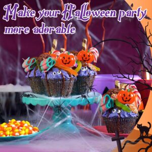 12 Pieces Halloween Disposable Plastic Tablecloth for Rectangle Tables Waterproof Table Cover for Halloween Parties and Decorations, 54 x 108 Inch, Black, Orange, Purple