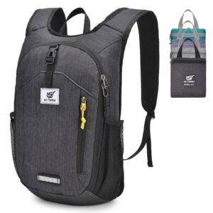 skysper 10l hiking backpack small hiking daypack packable lightweight travel day pack for women men(black)