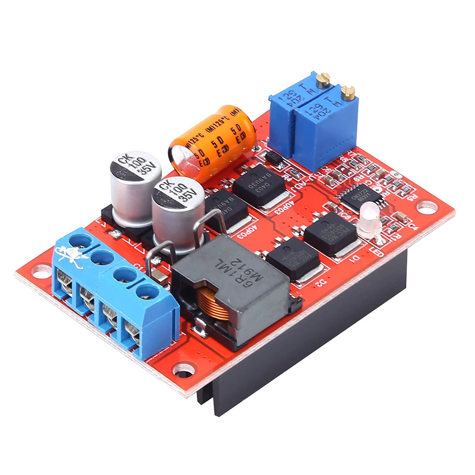 MPPT Solar Panel Regulator Module Charging Controller Boost Converter Module with Automatic Intelligent Three Stage Charging Mode 5A