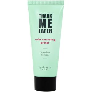 Elizabeth Mott Thank Me Later Color Correcting Face Primer w Niacinamide, Neutralizes Uneven Skin Tone and Facial Redness - Grips Makeup for Long-Lasting Wear and a Hydrating Glow - Cruelty-Free, 30g