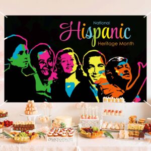 Hispanic Heritage Month Backdrop Hispanic Heritage Decorations World Flag Banner Hispanic Latino Spanish Home Office Photography Background Board Wall Hanging Sign Photo