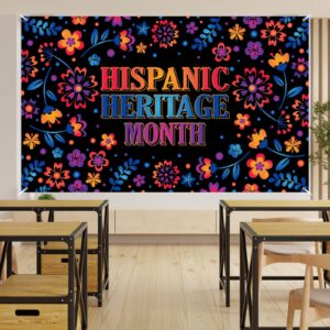 Hispanic Heritage Month Backdrop Hispanic Heritage Decorations World Flag Banner Hispanic Latino Spanish Home Office Photography Background Board Wall Hanging Sign Photo