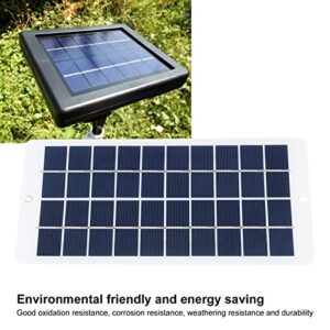 Alomejor Monocrystalline Silicon Solar Charging Panel for Phone, 4.5W USB Output Outdoor Charger