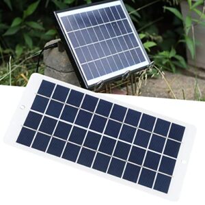 Alomejor Monocrystalline Silicon Solar Charging Panel for Phone, 4.5W USB Output Outdoor Charger