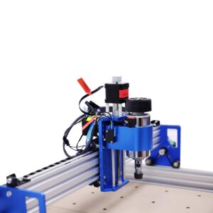 CNC Router Machine, 100 W Desktop CNC Machine Working Area 400 X 400 X 83mm Industrial-Grade Chip and 75W High-Power Spindle Motor Rotation Speed 6000rpm for Woodworking