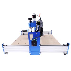 CNC Router Machine, 100 W Desktop CNC Machine Working Area 400 X 400 X 83mm Industrial-Grade Chip and 75W High-Power Spindle Motor Rotation Speed 6000rpm for Woodworking