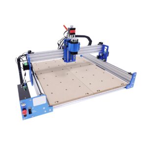 CNC Router Machine, 100 W Desktop CNC Machine Working Area 400 X 400 X 83mm Industrial-Grade Chip and 75W High-Power Spindle Motor Rotation Speed 6000rpm for Woodworking