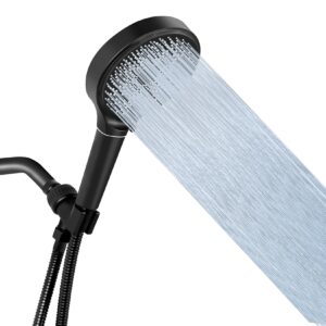 shower head with handheld, high pressure shower head set with hose adjustable bracket rubber washers