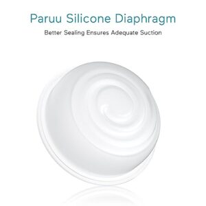 Paruu Y10 Duckbill Valves & Silicone Diaphragm, R10 Original Breast Pump Parts, Wearable Breast Pump Replacement Accessories, 2 Pack Set