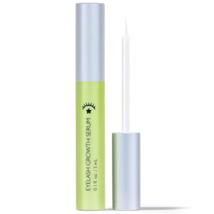 lash serum - eyelash growth serum for natural fuller & longer looking lashes & brows rapid enhancing grow eyelashes, no cruelty vegan