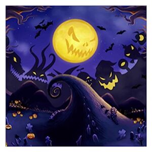 allenjoy 6 x 6 ft horror halloween backdrops for photography nightmare background trunk trick or treat party decorations banner photoshoot photo booth prop