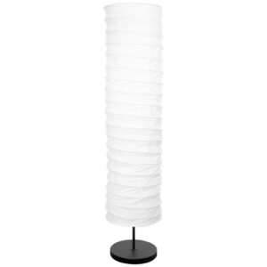 abaodam paper floor lamp shade foldable paper floor lamp cover standing lamp cover light bulb cage guard rice paper lantern for home bedroom living room