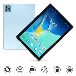 2 in 1 Tablet, 10.1 Inch Android 12 4G Cellular Tablet, Octa Core CPU, 8GB RAM 256GB ROM, FHD Screen, 8MP+13MP Carema, Dual Speakers, BT 5.0, 5G WiFi Tablet with Keyboard & Case (Blue)