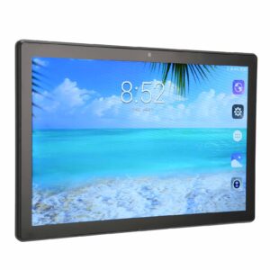 10.1 inch tablet,1960x1080 fhd large screen, mt6735 8 core, 6gb ram 128gb rom, dual 8mp+16mp camera, 2.4g 5g wifi 4g gaming tablet support 4g communication network (black)