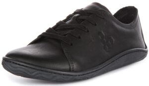 vivobarefoot addis l women's ergonomic design natural comfo sneakers (black, size 9)