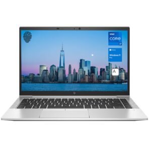 hp elitebook 840 g8 business laptop, 14" fhd display, intel core i7-1165g7, 16gb ram, 512gb ssd, backlit keyboard, fp reader, sc reader, hdmi, webcam, wi-fi 6, windows 11 pro, silver