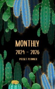 2024-2026 pocket planner: 3-year monthly pocket size | plan and organize from january - december for purse i 36 months small appointment book includes holidays