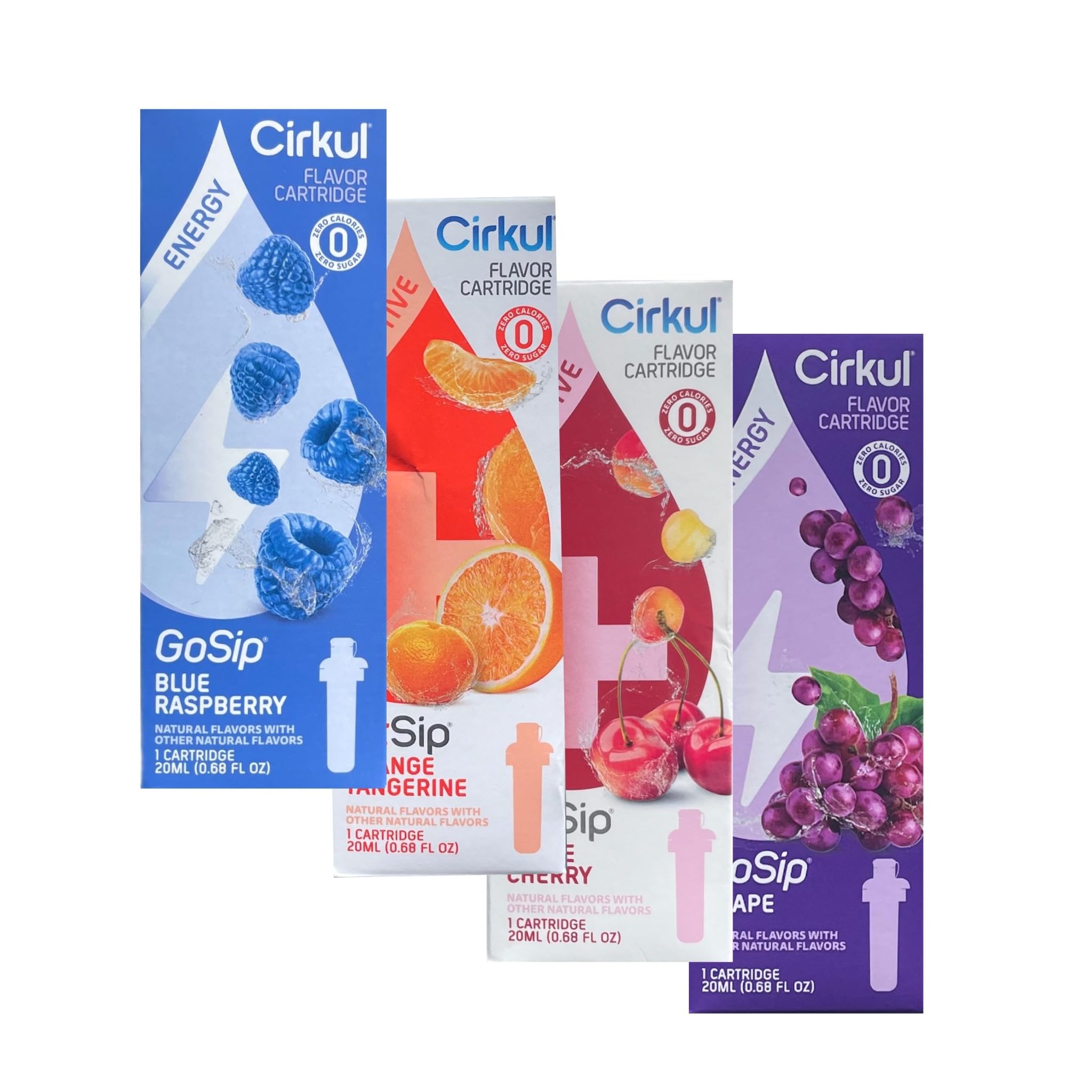 Cirkul Flavor Random Variety Pack Flavor Cartridges with Assorted Flavors (4 pack)