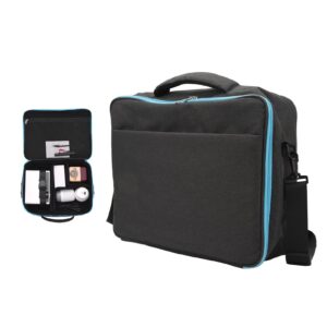 projector case, projector travel carrying bag with adjustable shoulder strap for benq, for vivitek, for optoma, for nec, for acer