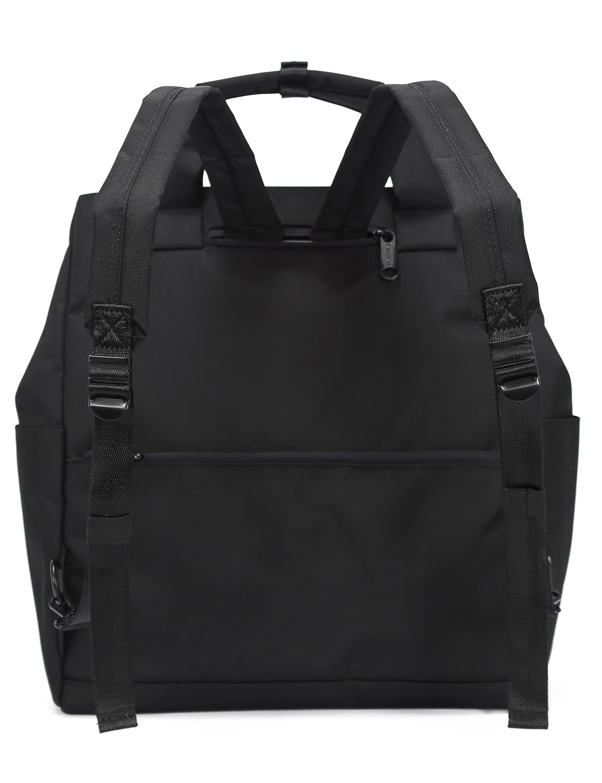 Kah&Kee Backpack Purse for Women Convertible -14 inch Laptop Tote Shoulder Bag. Ideal for Work, College, Travel & Nurses (Black)