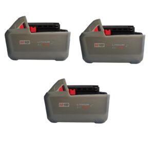 silicone protect case for milwaukee m18 6.0,7.0,8.0 battery 3pcs