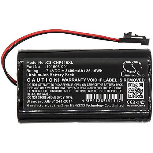 FYIOGXG Cameron Sino Battery for ComSonics 101610-DF, QAM Sniffer 3400mAh / 25.16Wh