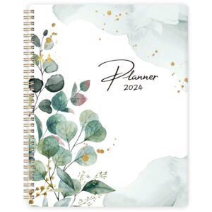 2024 planner - 2024 weekly monthly planner from jan. 2024 to dec. 2024, 9.7"x 7.7", 2024 calendar monthly planner with printed tabs + monthly and weekly pages, 2024 calendar 12 month planner