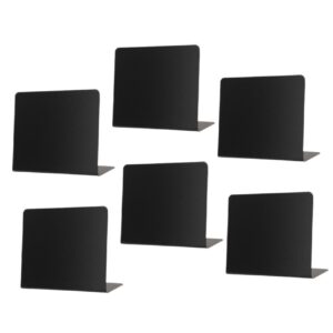 STOBOK 12 Pcs Desk Board Writing Pad Buffet Labels Writing Board Photo Stands Table Board Reusable Chalkboard Miniature Price List Food Card Small Blackboard PVC