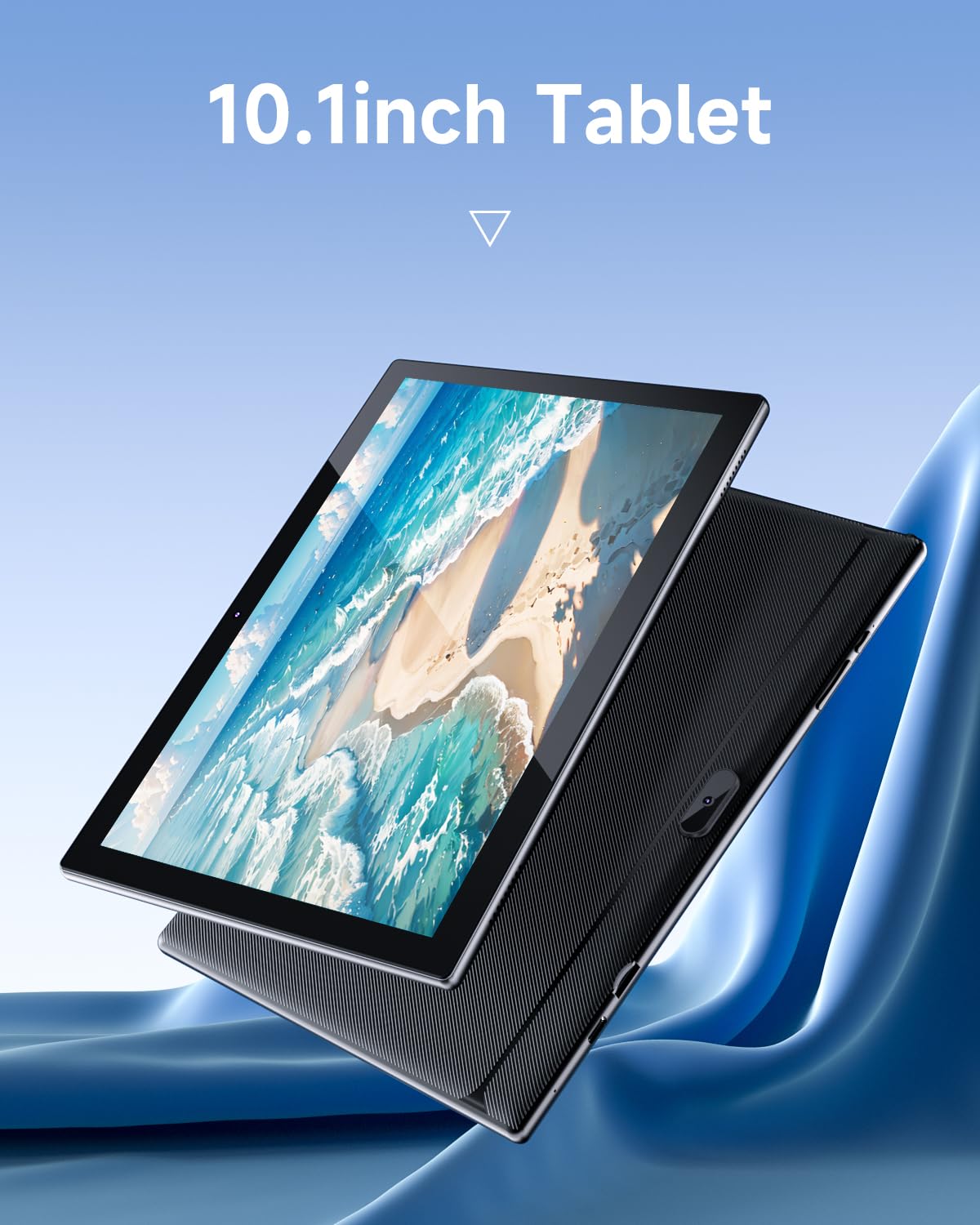 YQSAVIOR 10 inch Tablet, Android 13 Tablet PC, 6GB RAM 64GB ROM Tablets, 2.0GHz Processor, 1280×800 HD IPS Screen, Bluetooth, Dual Camera, Dual Speaker, WiFi 6 Tablet Computer 6000 mAh, Black