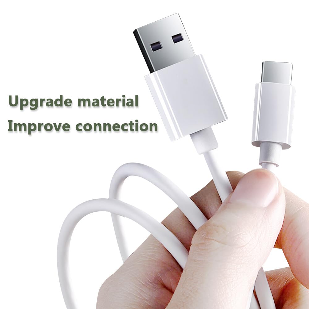 10ft USB C Cable - USB C Charger Cable - USB Type C Cable - for iPad Pro 12.9/11 2018 Galaxy Ultra S20+S10 S9 S8 Note 10 8 Tab S4 MacBook Air Google Pixel 3a XL Long Type C Charger Cord Fast Charging