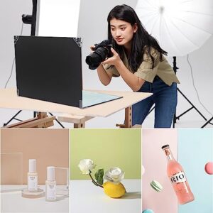 Photo Backdrop Board Product Photography: 7pcs 12patterns Table Top Food Background Kit - Flat Lay Props for Jewelry.(Small Size 16x11.5in)