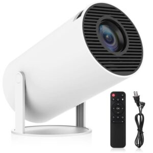 40" - 130" smart portable projector for indoor and outdoor home theater, big screen experience