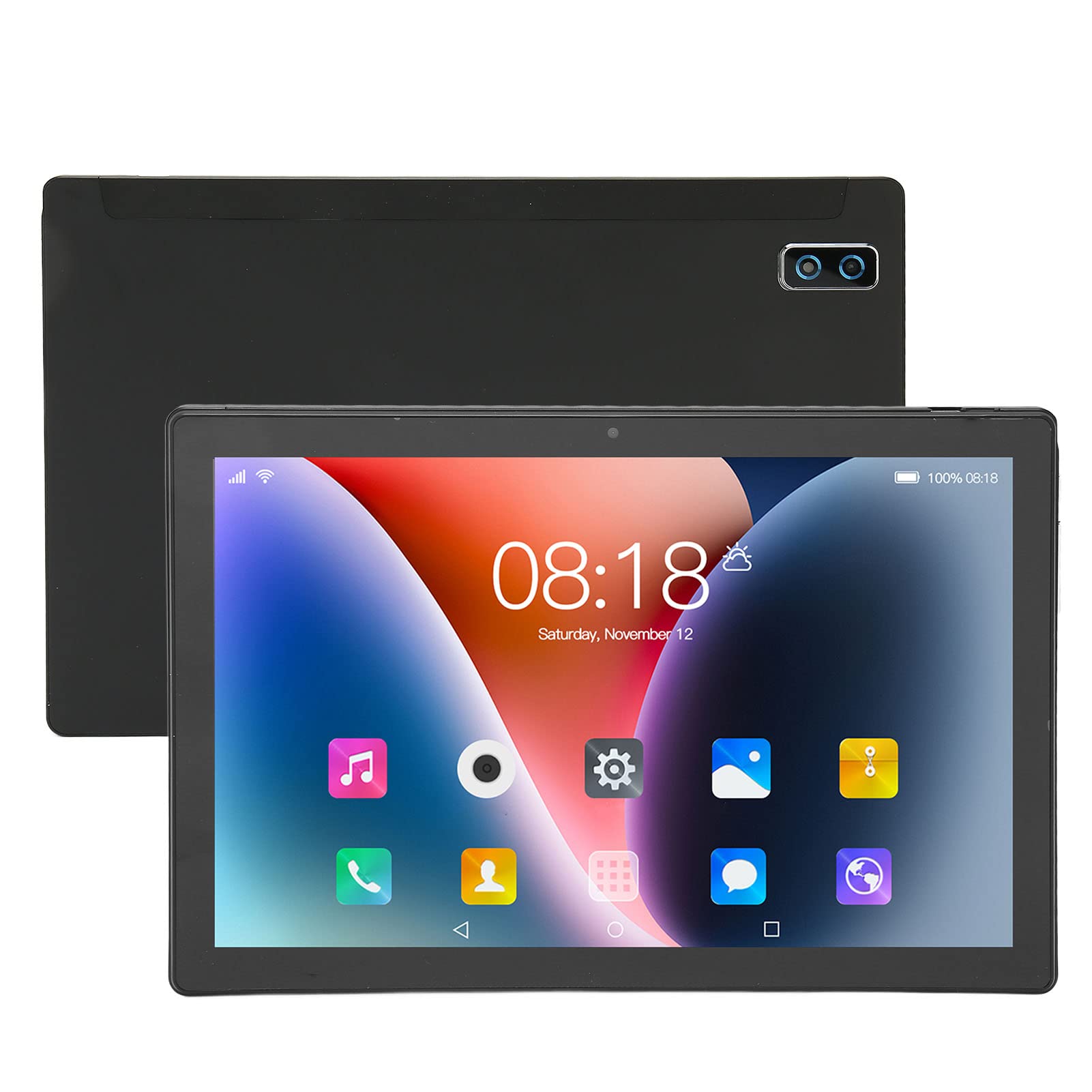 10.1 Inch Tablet Android 10 Tablet, 4G Calling Tablet, 6GB RAM 128GB ROM, Octa Core CPU, FHD Touchscreen, 8MP+16MP Camera, 2.4G/5G WiFi, BT5.0, Stereo Speaker, Long Battery Life (Black)