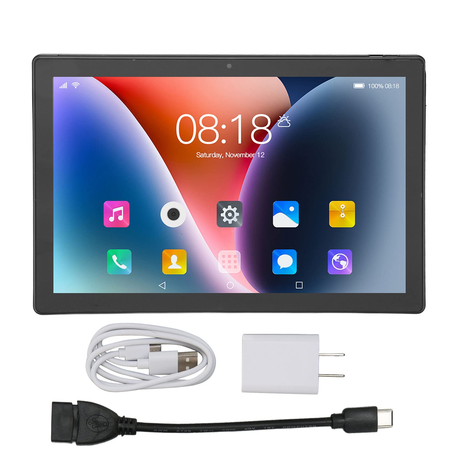 10.1 Inch Tablet Android 10 Tablet, 4G Calling Tablet, 6GB RAM 128GB ROM, Octa Core CPU, FHD Touchscreen, 8MP+16MP Camera, 2.4G/5G WiFi, BT5.0, Stereo Speaker, Long Battery Life (Black)