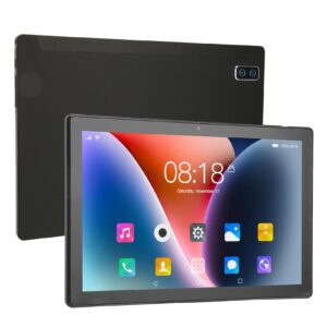 10.1 Inch Tablet Android 10 Tablet, 4G Calling Tablet, 6GB RAM 128GB ROM, Octa Core CPU, FHD Touchscreen, 8MP+16MP Camera, 2.4G/5G WiFi, BT5.0, Stereo Speaker, Long Battery Life (Black)
