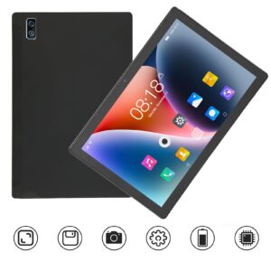 10.1 Inch Tablet Android 10 Tablet, 4G Calling Tablet, 6GB RAM 128GB ROM, Octa Core CPU, FHD Touchscreen, 8MP+16MP Camera, 2.4G/5G WiFi, BT5.0, Stereo Speaker, Long Battery Life (Black)