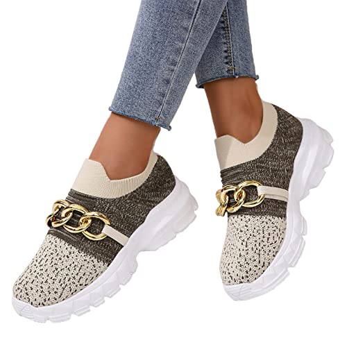 viyabling Sneakers for Women Walking Shoes Womens Walking Shoes Slip On Tennis Sneakers Casual Mesh Athletic Running Shoes