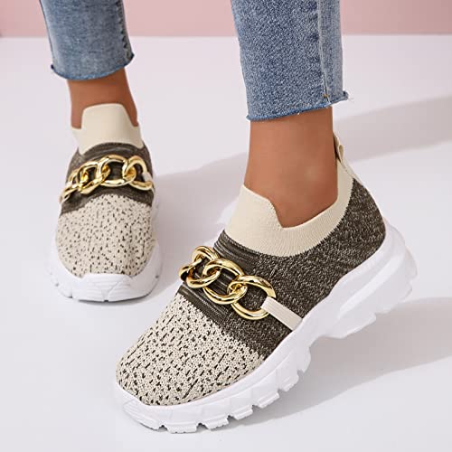 viyabling Sneakers for Women Walking Shoes Womens Walking Shoes Slip On Tennis Sneakers Casual Mesh Athletic Running Shoes