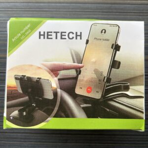 HETECH Car Phone Holder Mount, 360 Degree Rotation, Dashboard and Rearview Mirror, Compatible with iPhone, Samsung, Huawei, Nokia, LG, 4-7 Inch Smartphones