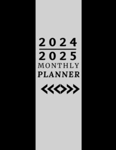 2024 - 2025 monthly planner: two year calendar and schedule organizer, goal tracker : january 2024 - december 2025