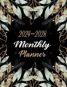 2024-2028 monthly planner: 60 months january 2024 to december 2028 calendar agenda organizer schedule and appointment pkanner - 8.5x11 - 275 pages
