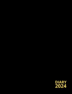 daily diary 2024: at-a-glance fine diary 2024 weekly & monthly diary,large and simple daily diary 2024 one page per day