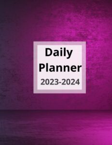 daily planner 2023-2024: take notes daily:today's agenda 2023 2024, 120 pages 8.5* 11